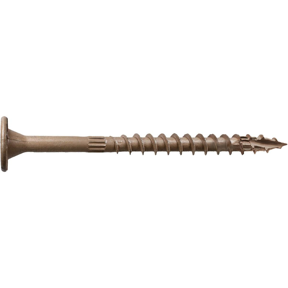Strong-drive Sdws Timber Screw (exterior Grade) 0.220 In. X 4 In. T40, Tan