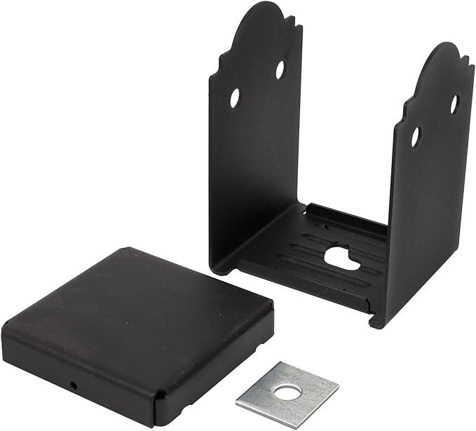 Simpson Strong-Tie APB66 Outdoor Accents® Mission Collection® ZMAX®, Black Powder-Coated Post Base for 6x6