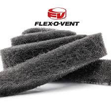 Flexo Vent flexible ridge ventilation product for improved attic airflow and roofing performance.