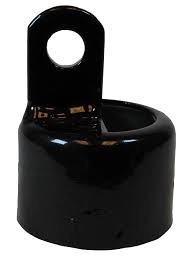 1-5/8" Rail End - Black