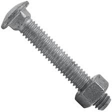 Carriage Bolt w/ Nut - Galvanized