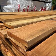 CEDAR 1x6x6' Flat Top Inland Red Contractor Grade Fence Picket S1S2 7/8"