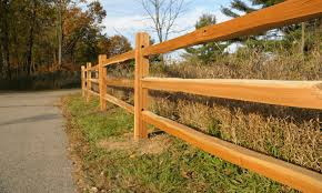 Cedar Split Rail Fencing