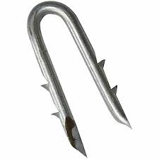 1-3/4 in. Galvanized Barbed Staple (5 Lb. Pack)