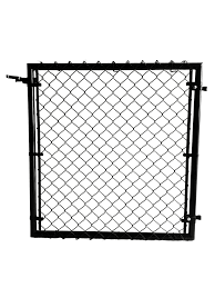 Chain Link Gate - Black