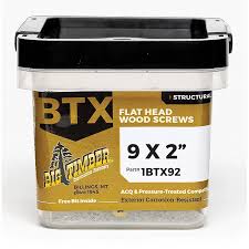 Big Timber Bronze Flat Head Wood Screw 2" 1#