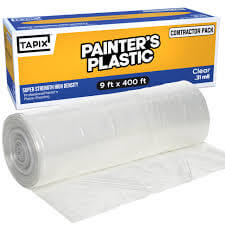 9' x 400' Painters Plastic