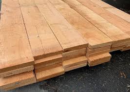 Rough sawn Douglas Fir lumber 1x8, showcasing natural beauty and structural integrity for various construction projects.