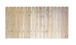 4' Tall Prebuilt Cedar Dog Ear Fence Panel 4'x8'