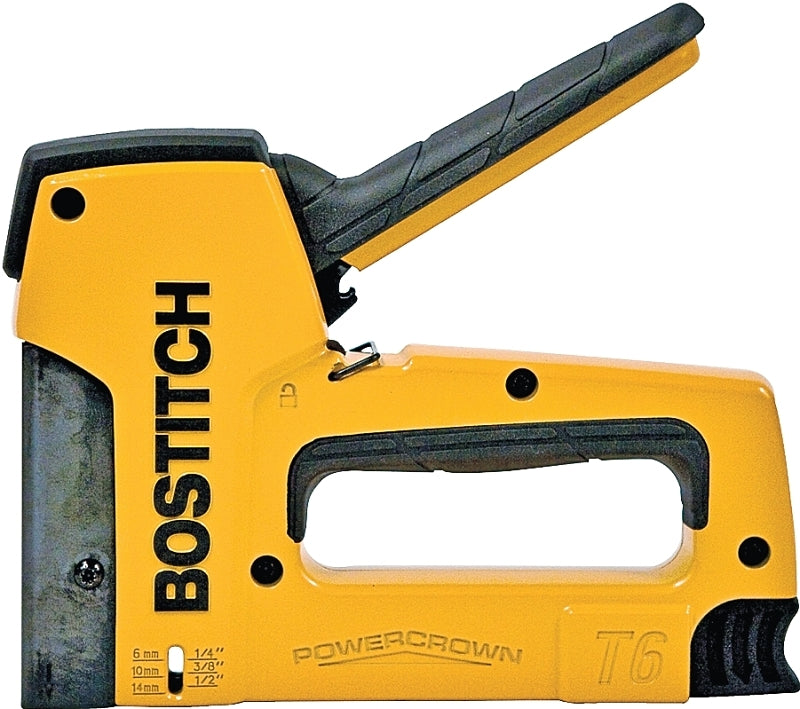Bostitch PowerCrown Series T6-8 Tacker, Steel Staple
