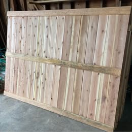 Pre-Built Cedar Fence Panels – Ready-Made Privacy Fencing
