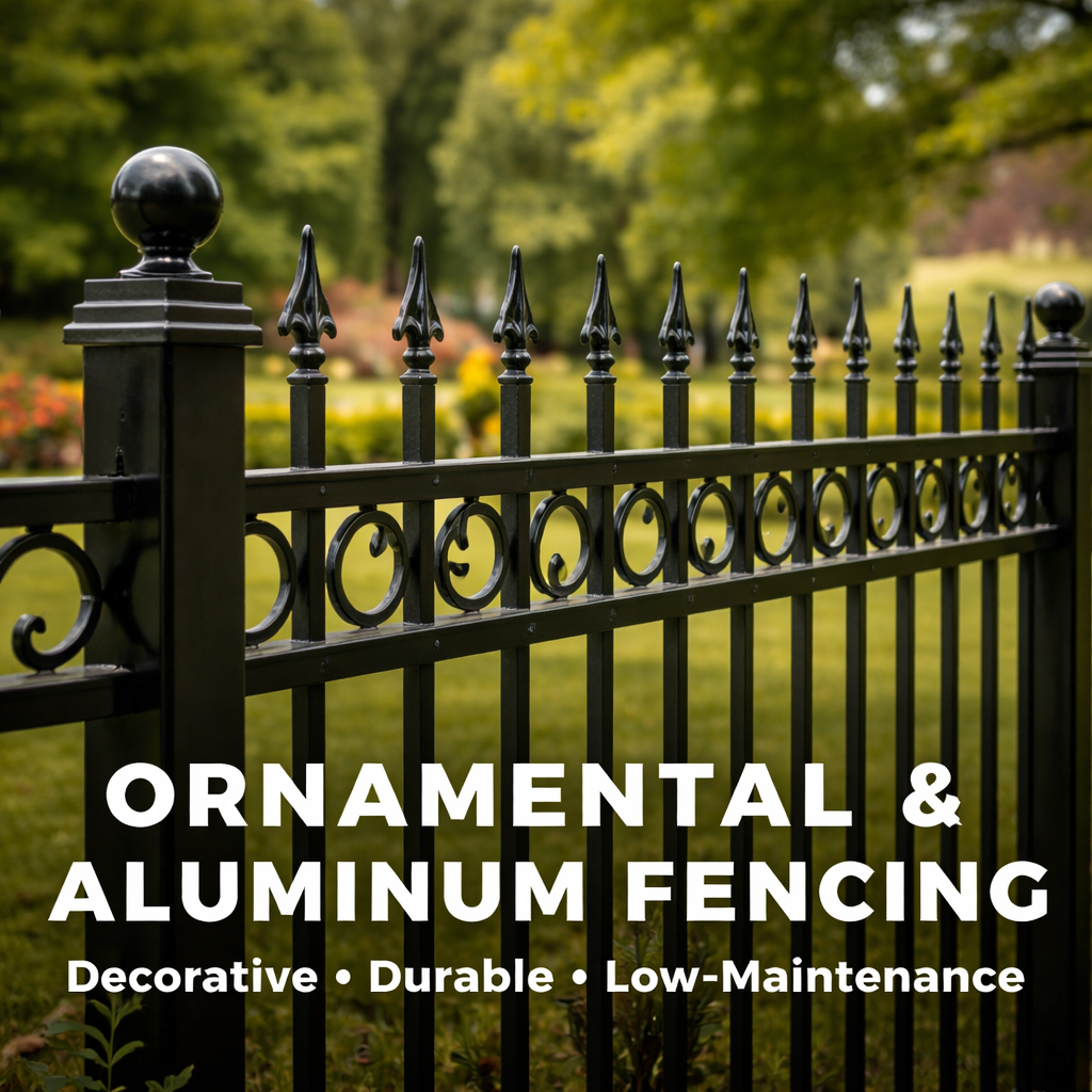 Ornamental & Aluminum Fencing – Decorative, Durable, Low-Maintenance