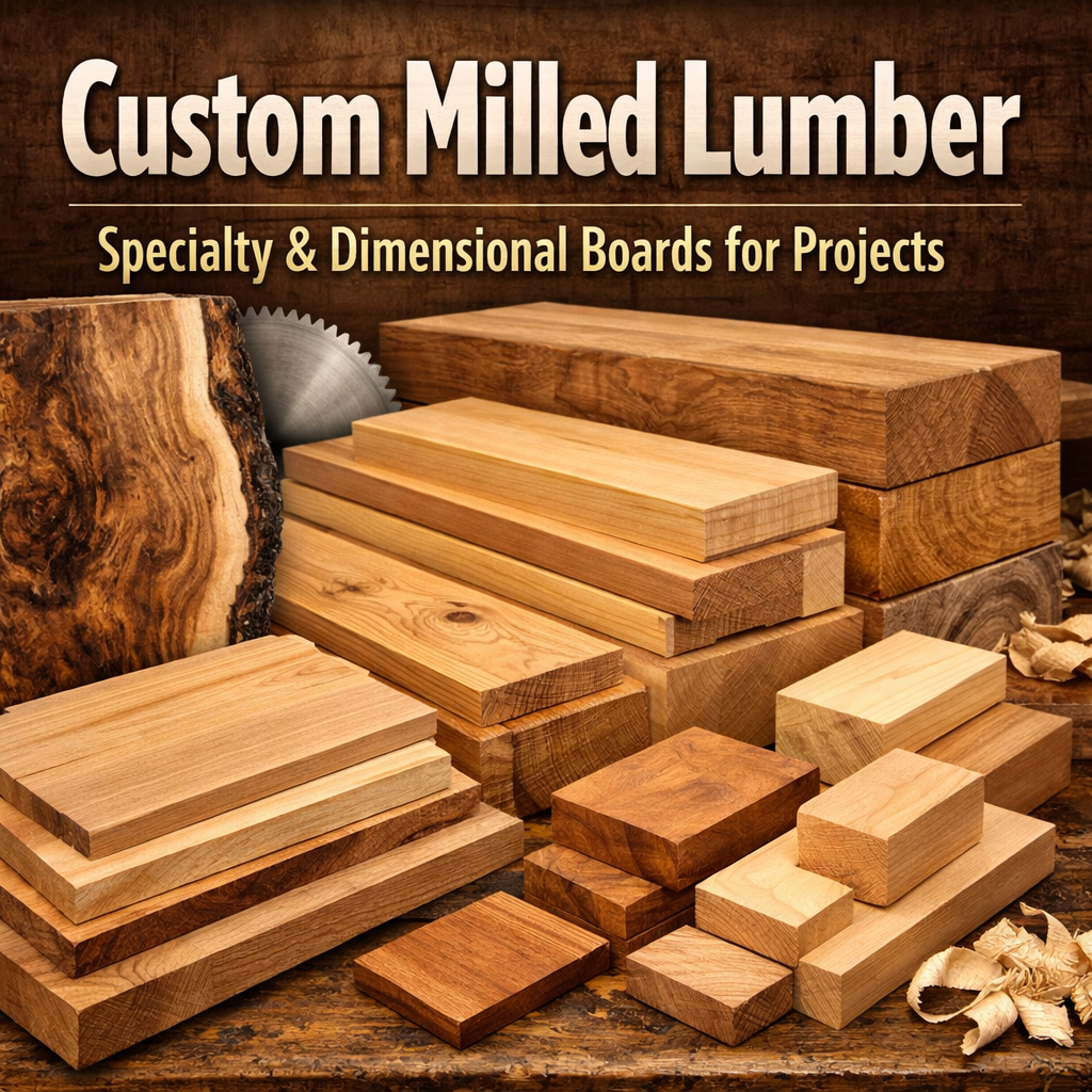 Custom Milled Lumber – Specialty & Dimensional Boards for Projects