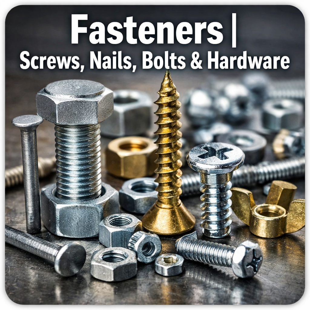 Fasteners | Screws, Nails, Bolts & Hardware