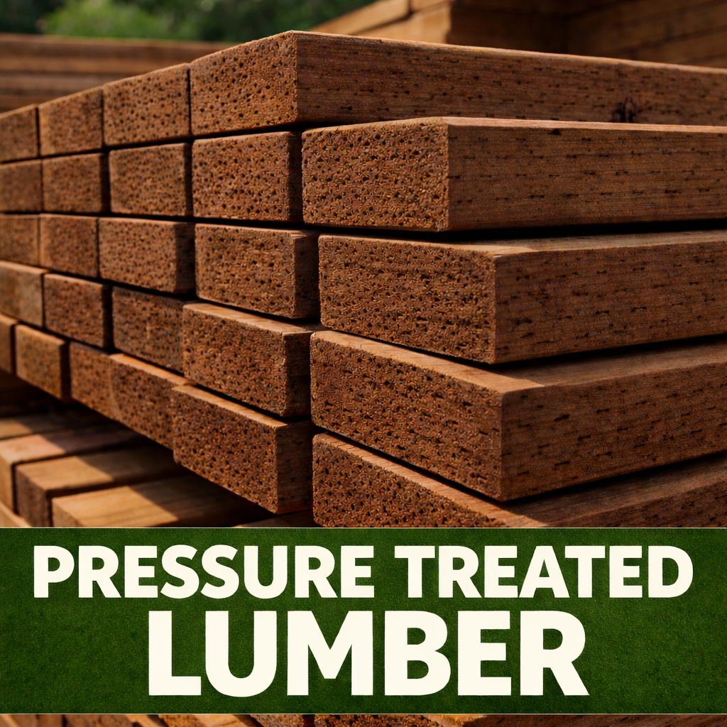 Pressure Treated Lumber – Rot-Resistant Treated Boards