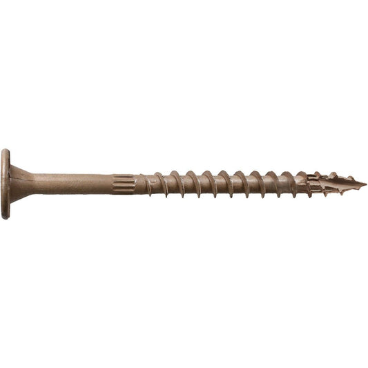 Strong-drive Sdws Timber Screw (exterior Grade) 0.220 In. X 4 In. T40, Tan