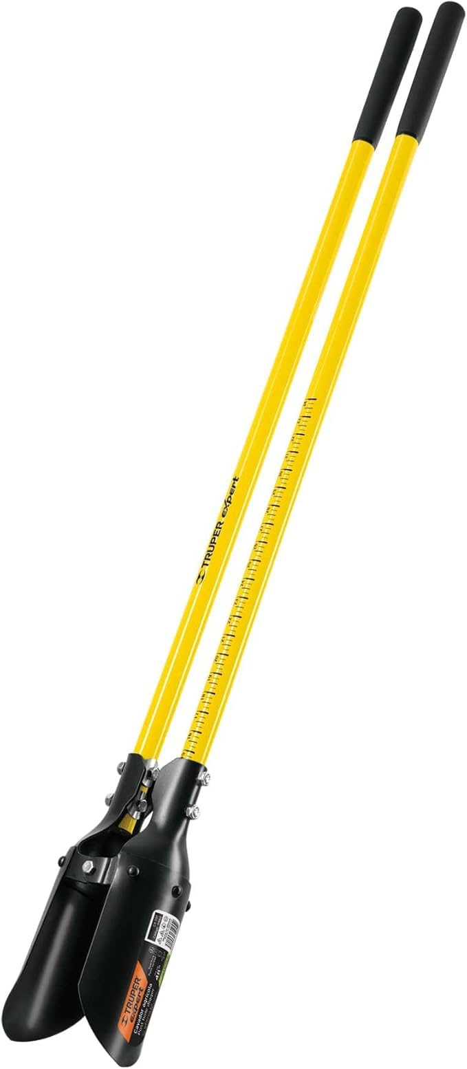 TRUPER 48" Fiberglass Handles Hercules Pattern Post Hole Digger