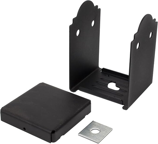 Simpson Strong-Tie APB66 Outdoor Accents® Mission Collection® ZMAX®, Black Powder-Coated Post Base for 6x6