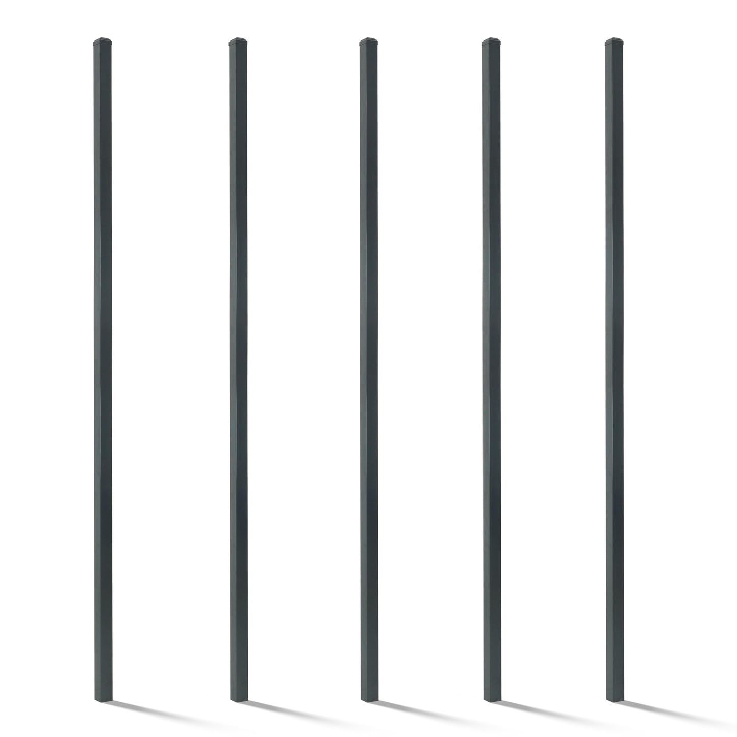 Fencer Wire 100FT Heavy Duty Flat Top Fence Barrier Kit, Anti-Rust Metal Steel Fence with 6FT Height X 8FT Width Panels, Gate, Posts, Connectors, 2” Diameter Outdoor Fencing for Yard, Pool, Patio