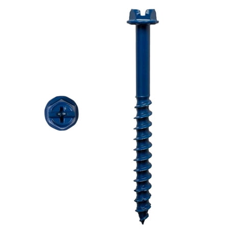 Simpson Strong-Tie TNT25234HC75 Titen Turbo Hex Head 1/4  x 2-3/4  75ct