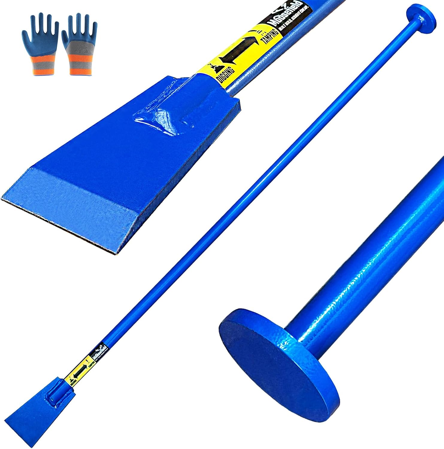 Moosefield 2-in-1 Post Hole Digging and Tamping Tool, 48