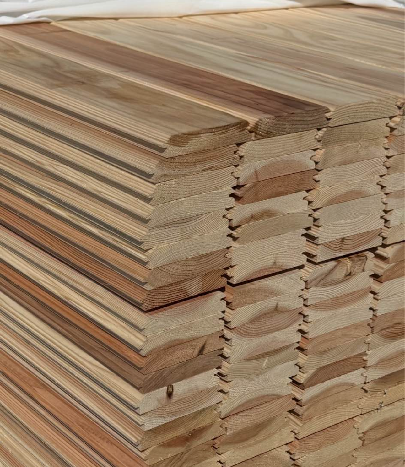 CEDAR Premium 5/4"x6"x16'  Sugi Cedar T&G S4S #1 T/K