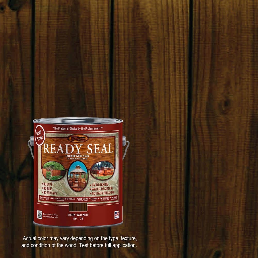 Ready Seal 816078001258 125 1g Stain & Sealer for Wood - Dark Walnut