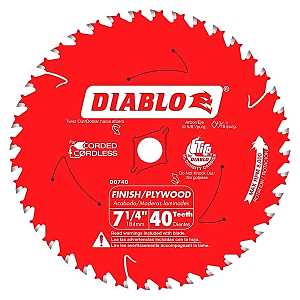 Diablo Saw Blade 7-1/4" 40 Teeth