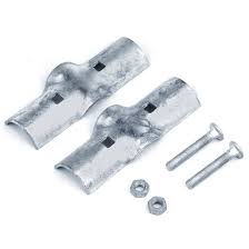 4 x 1-5/8 Line Rail Clamp w/ Bolts