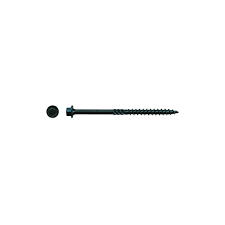 Big Timber Bl142-25 14 x 2 in. Hex Head Black Log Screws 25-Pk