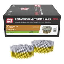 1 3/4” wire collated coil siding nails