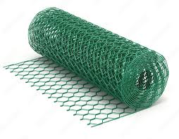 6'x50' Green Chain Link Mesh 9ga