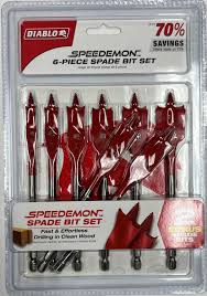 Diablo-DSP2920-S6+2 6+2 pc Speedemon Spade Bit Set (6+2-Piece)