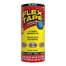 Flex Tape Black 5 ft L x 8 in W