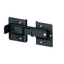 Flip latch one side black