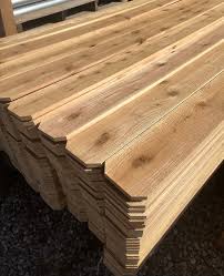 5/8"   1x6x6' Premium #1 T/K Kiln Dried Cedar Fence Picket (Sugi) Dog Ear 5/8"