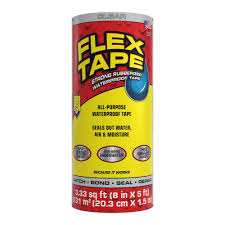 Flex Tape Clear 5 ft L x 8 in W