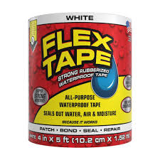 Flex Tape White 5 ft L x 4 in W