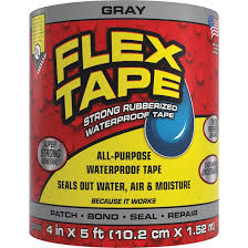 Flex Tape Gray 5 ft L x 4 in W