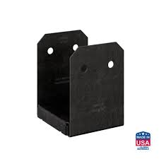 Simpson Strong Tie APVB66 Outdoor Accents® Avant Collection™ ZMAX®, Black Powder-Coated Post Base for 6x6