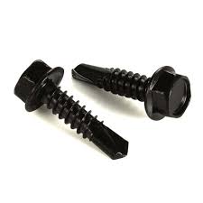Black self-drilling screw 100 pack