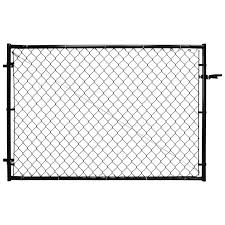 4' Tall Black Chain Link Adjust agate gate Kit