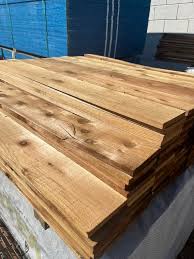 1x6x4' Western Red Cedar No Hole RGH GRN 3/4" "Big Tex"
