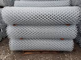 8' x 50' chain link mesh galvanized 9GA