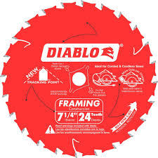 7-1/4 in. 24-Teeth Demo Demon Tracking Point Amped Saw Blade