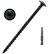 17x4" Hex Head Black Lag Screw 25/Bucket