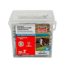 Simpson Strong-Tie 10D 3 in. Wood Joiner Hot-Dipped Galvanized Steel Nail Round Head 5 lb