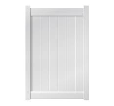 White Vinyl Gate 6'h 46"w
