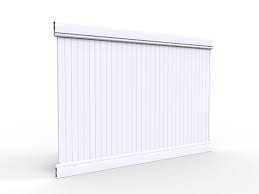 White vinyl privacy fence 6'h 8'w panel providing durable and low-maintenance privacy for outdoor spaces.