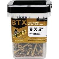 Big Timber 5015715 No.9 x 3 in. Star Wood Screws - 1 Lb